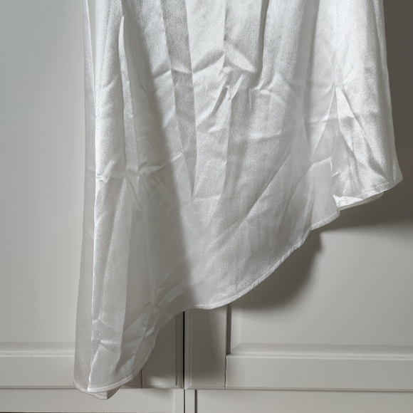 MORRISDAY White satin dress Size S new - Picture 9 of 11